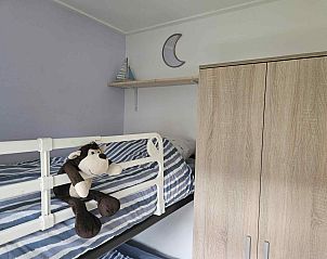 Kinderkamer met stapelbed in vakantiehuis FR402, Hollum, Ameland, Waddeneilanden.