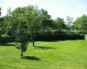 Groen gazon bij Hotel Hofker Nes Ameland ideaal voor ontspanning.