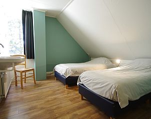 Tweepersoonskamer in Louwtjesduin Oost vakantiehuis op Schiermonnikoog.