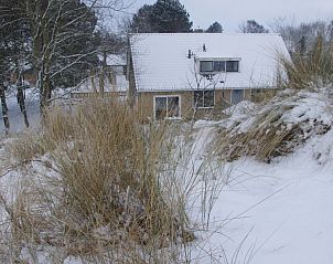 Winterlandschap rondom Louwtjesduin Oost vakantiehuis, Schiermonnikoog.