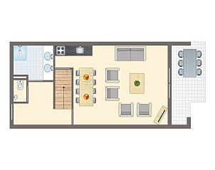 Unterkunft 050174 - Bungalow Schiermonnikoog - Vitamaris | 6-8-persoons appartement | 6-8E