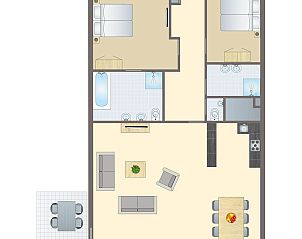 Unterkunft 050178 - Bungalow Schiermonnikoog - Vitamaris | 4-persoons appartement | 4L1