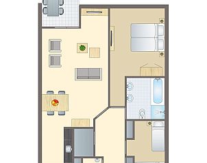 Unterkunft 050181 - Bungalow Schiermonnikoog - Vitamaris | 2-4-persoons appartement | 2-4L