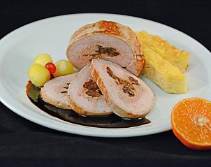 Gourmet diner in Hotel Restaurant Piccard, Vlissingen, Walcheren, Zeeland met verfijnde gerechten.