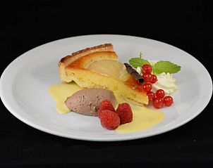 Heerlijke dessertopties in Hotel Restaurant Piccard, Vlissingen, Walcheren, Zeeland voor een zoete afsluiting.