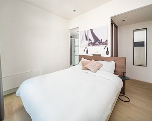 Comfortabele slaapkamer in Vrijstaande woning in Workum, vakantiehuis aan de Friese meren.