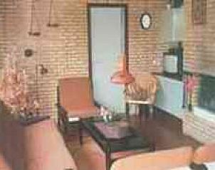 Cozy living room in Bungalow 5/19, Hindeloopen, Frisian Eleven Cities.