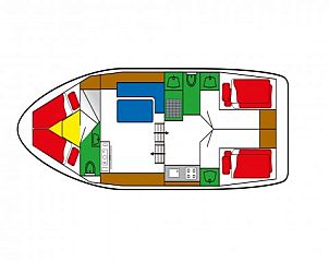 Unterkunft 080108 - Boot Fluessen - Christa Morrakruiser 1150