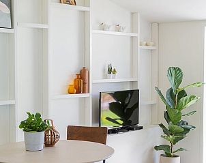 Gezellige zithoek in Huisje in Oudega SWF, vakantiehuis in de Friese meren.