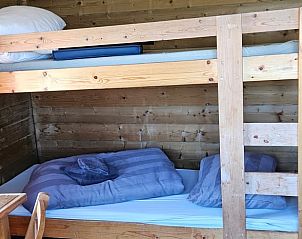 Gezellige slaapruimte in Huisje in Nijhuizum, vakantiewoning in Fluessen, Friesland.