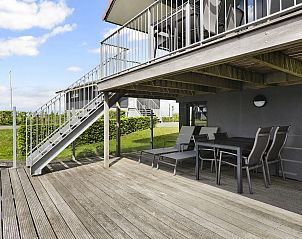 Plattegrond bovenverdieping Waterpark Sneekermeer 4-persoons woning 4C, Terherne, met slaapkamers en badkamer.