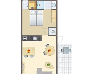 Verblijf 120216 - Bungalow Sneekermeer - 2-persoons bungalow | 2B