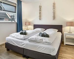 Comfortabele slaapkamer in Waterpark Terherne vakantiehuis, Friese meren.