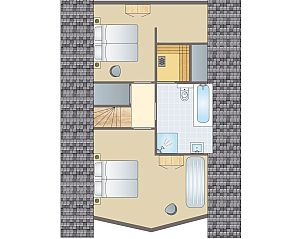 Unterkunft 120223 - Bungalow Sneekermeer - Waterpark Terherne | 6-persoons waterwoning - Opvaart | 6L