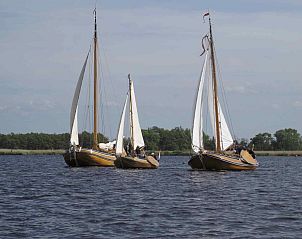 Moderne keuken in vakantiehuis FR341 in Grouw, Friese meren.