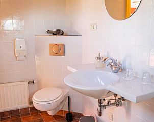 Stijlvolle badkamer in Hotel De Horper Wielen, Kaard, Terschelling.