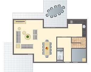 Guest house 1605130 • Bungalow Lauwersmeer • Esonstad | 10-persoons woning | 10F2 