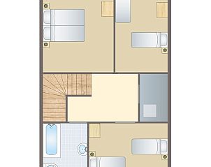 Verblijf 1605136 - Bungalow Lauwersmeer - Esonstad | 6-persoons woning | 6D2