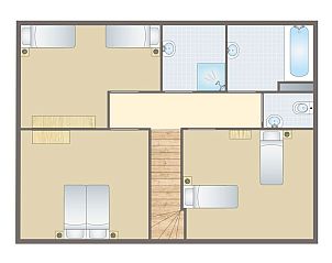 Verblijf 1605152 - Bungalow Lauwersmeer - Esonstad | 8-persoons woning | 8E1