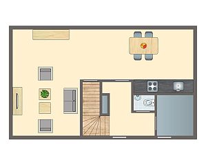 Unterkunft 1605193 - Bungalow Lauwersmeer - Esonstad | 4-persoons woning - Dijkwoning | 4EL