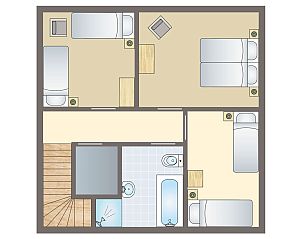 Unterkunft 1605194 - Bungalow Lauwersmeer - Esonstad | 6-persoons woning - Waterwoning | 6D3