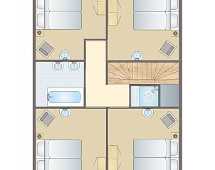Unterkunft 1605224 - Bungalow Lauwersmeer - Esonstad | 12-persoons woning | 12G