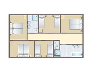 Verblijf 1605232 - Bungalow Lauwersmeer - Esonstad | 10-persoons woning | 10F2