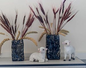 Decoratieve objecten in Huisje in Spier met landelijke uitstraling.