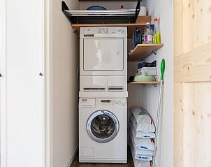 Praktische wasruimte in vakantiehuis Huisje in Spier, Drenthe.