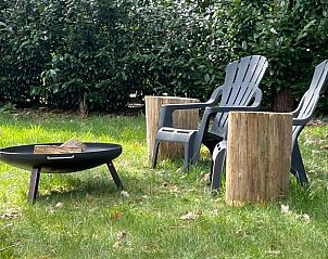 Knusse vuurplaats bij Huisje in Spier, een vakantiehuis in Midden Drenthe, Drenthe, ideaal voor avonden buiten.