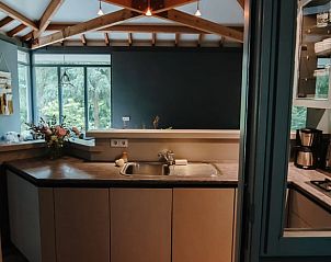 Modern kitchen in Cottage in Gasselte, vacation home in the nature of Drenthe.