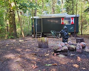 Cottage in Papenvoort, a charming cottage in Central Drenthe, surrounded by wooded nature and peaceful surroundings.