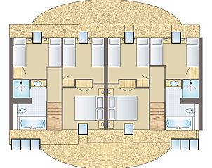 Unterkunft 1732105 - Bungalow Midden Drenthe - Hof van Saksen | 12-persoons boerderij | 12C