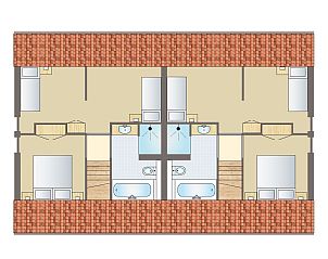 Unterkunft 173213 - Bungalow Midden Drenthe - Hof van Saksen | 8-persoons boerderij | 8C