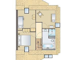Gezellige woonkamer met open haard in Hof van Saksen 4CEK, Nooitgedacht, Midden Drenthe. Ideaal vakantiehuis voor gezinnen.