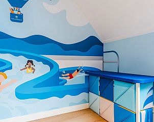 Plattegrond begane grond van Hof van Saksen 6-persoons kinderboerderij 6CEK, Nooitgedacht, Midden Drenthe voor overzicht.