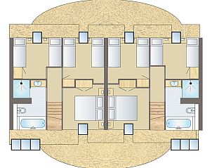 Verblijf 173265 - Bungalow Midden Drenthe - Hof van Saksen | 12-persoons Luxe Culinaire boerderij | 12LC
