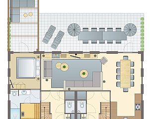 Verblijf 173295 - Bungalow Midden Drenthe - Hof van Saksen | 10-persoons boerderij | 10L