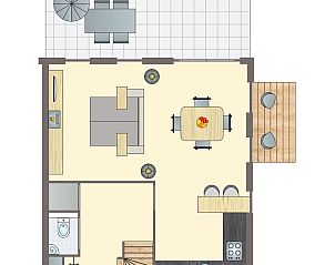 Unterkunft 173297 - Bungalow Midden Drenthe - Hof van Saksen | 2-persoons Love2stay boerderij | 2EL