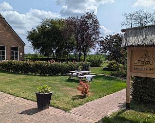 Ingang van Vakantiehuisje in Wezup, een sfeervol vakantiehuis in Drenthe.