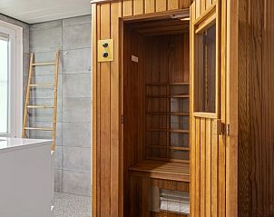Priv sauna in Vakantiehuis in Een, Noord Drenthe, voor ultieme ontspanning.