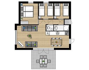 Verblijf 181137 - Vakantiewoning Noord Drenthe - «Chalet» LU6