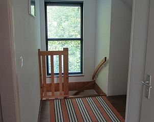 Bovenverdieping met trap in Huisje in Schipborg, vakantiehuis in Noord Drenthe.