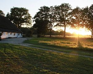 Zonsondergang bij Vakantiehuis in Tynaarlo, betoverend uitzicht in Drenthe.