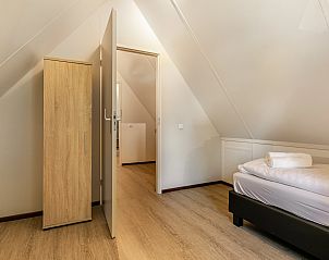 Plattegrond van bovenverdieping in Het Land van Bartje, 5-persoons landhuis in Ees, Noord Drenthe.