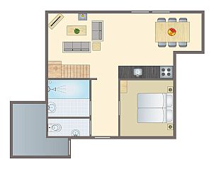 Guest house 182956 - Bungalow Noord Drenthe - Het Land van Bartje | 6-persoons landhuis | 6D2