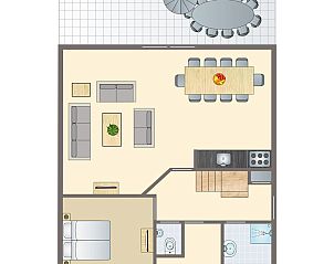 Guest house 182958 - Bungalow Noord Drenthe - Het Land van Bartje | 10-persoons boerderij | 10FL