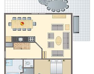 Unterkunft 182966 - Bungalow Noord Drenthe - Het Land van Bartje | 10-persoons boerderij | 10EL