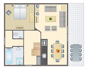 Unterkunft 182983 - Bungalow Noord Drenthe - Het Land van Bartje | 8-persoons kinderboerderij | 8ELK