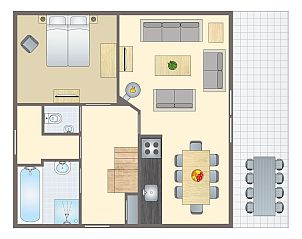 Unterkunft 182984 - Bungalow Noord Drenthe - Het Land van Bartje | 8-persoons boerderij - Extra toegankel